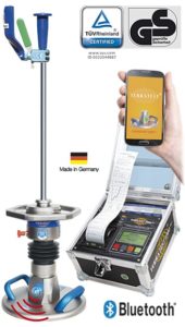 Fallplatte TERRATEST 5000 BLU TÜV