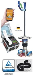 TERRATEST 5000 BLU TÜV GS-Zertifikat