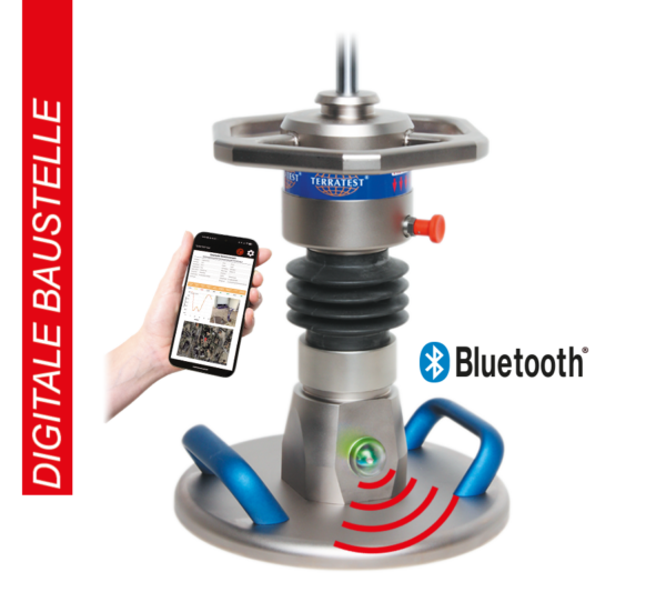 Leichtes Fallgewichtsgerät<br>TERRATEST 8000 APP (<u>Bluetooth</u>)<br><b><u>OHNE</u></b> Messcomputer ROBUSTA