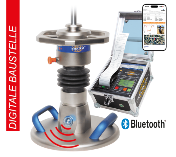 Leichtes Fallgewichtsgerät (<u>Bluetooth</u>)<br>TERRATEST 8000 WIRELESS