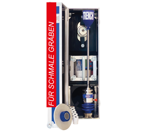 <span style="color: #c1001f;">FÜR SCHMALE GLASFASER GRÄBEN</span><br><span style="font-family: Helvetica, Arial;">Rundum-Sorglos-Paket<br></span>TERRATEST 7000 TRENCH<sup>®</sup>